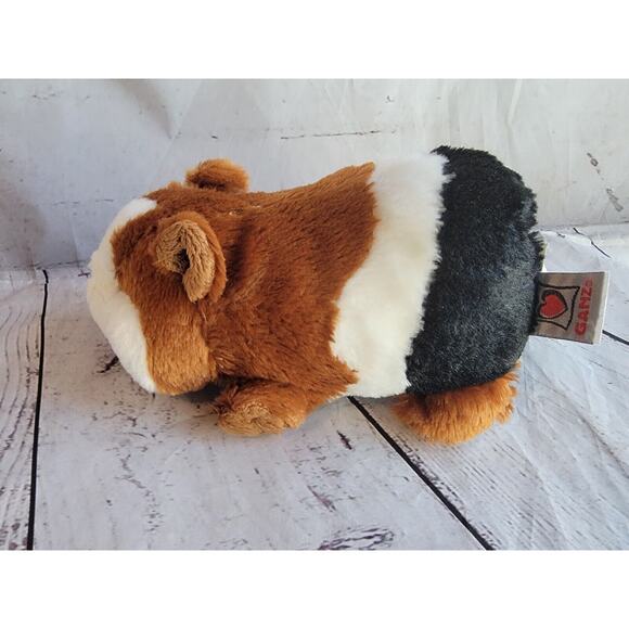 Ganz Webkinz Guinea Pig HM361 No Code Black Brown White Plush Stuffed Animal - Picture 3 of 8